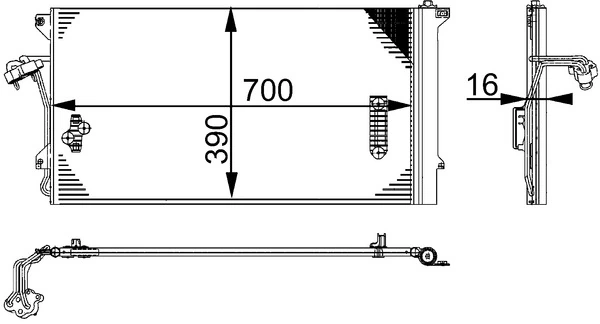 Radiator climatizare