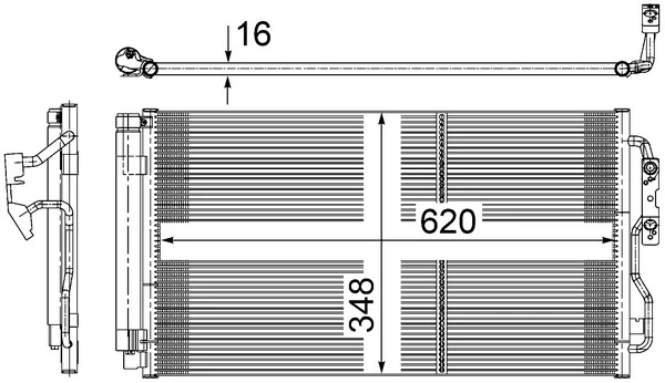 Radiator climatizare