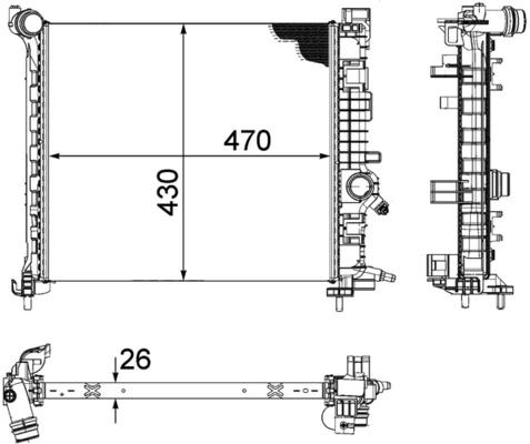Radiator, racire motor