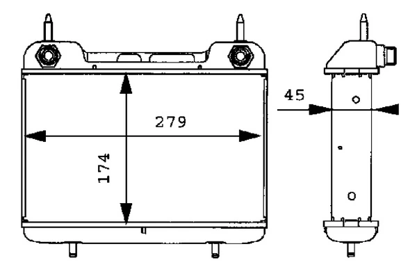 Radiator ulei / termoflot
