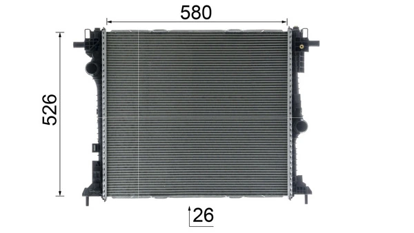 Radiator racire motor