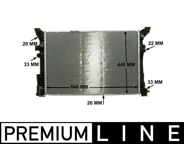 Radiator racire motor