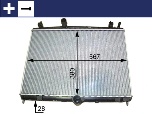 Radiator racire motor