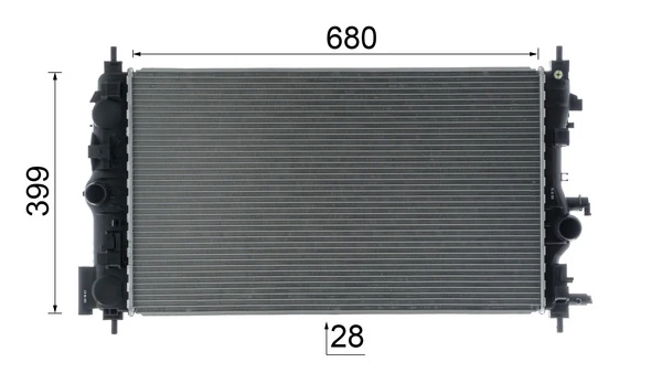 Radiator racire motor