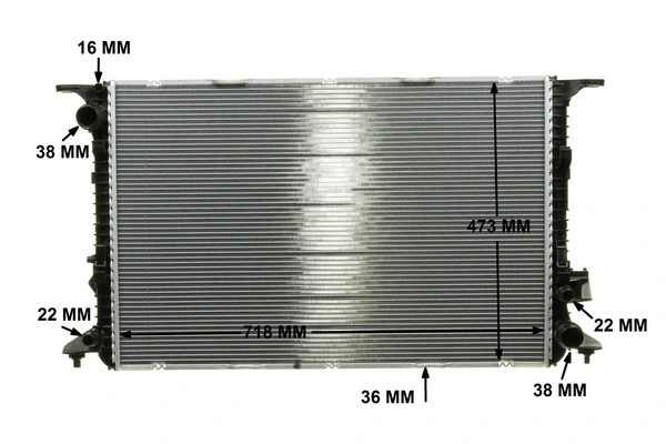 Radiator racire motor