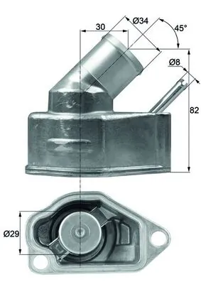 Termostat,lichid racire