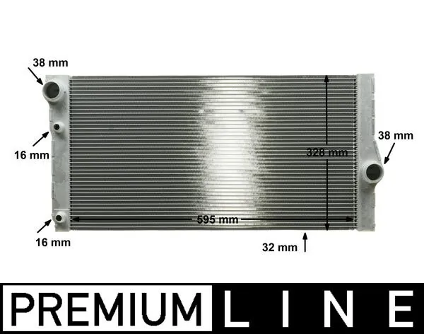 Radiator racire motor