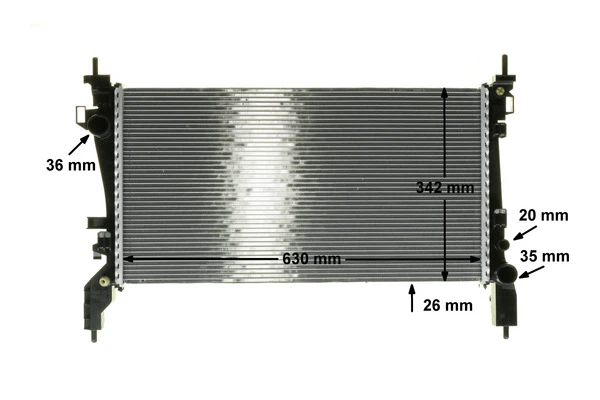 Radiator racire motor