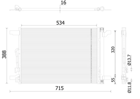 Radiator climatizare