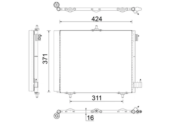 Radiator climatizare