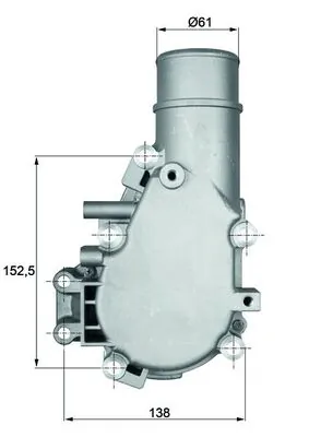 Termostat lichid racire