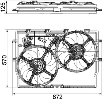 Ventilator radiator racire