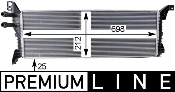 Radiator temperatura scazuta intercooler