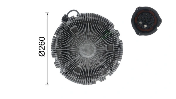 Cupla ventilator radiator