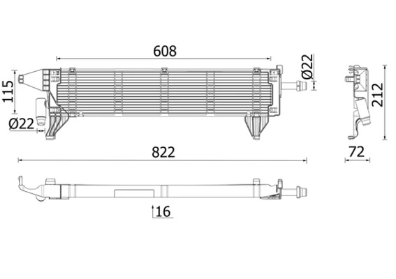 Radiator racire motor