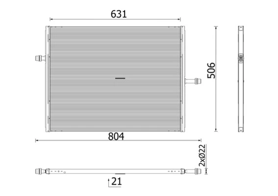 Radiator temperatura scazuta, intercooler