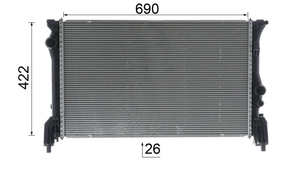 Radiator racire motor