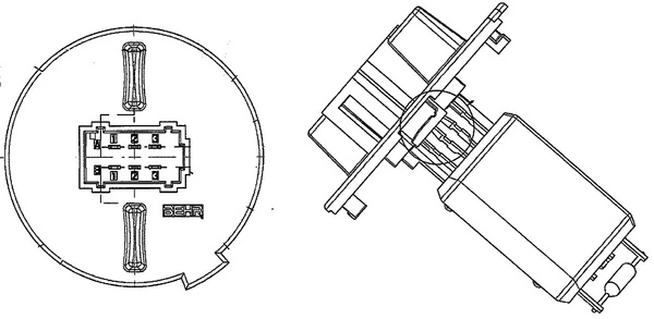 Rezistor ventilator habitaclu