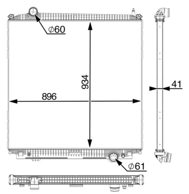 Radiator racire motor