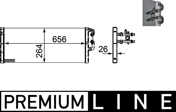 Radiator temperatura scazuta intercooler