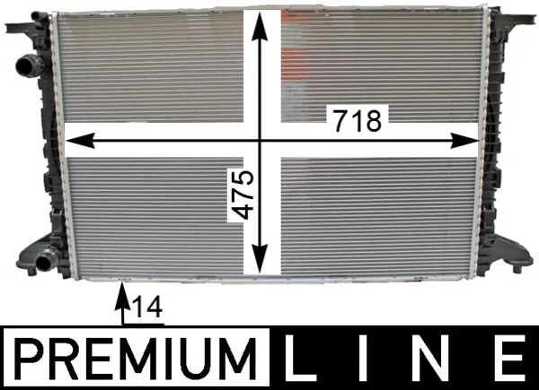 Radiator racire motor