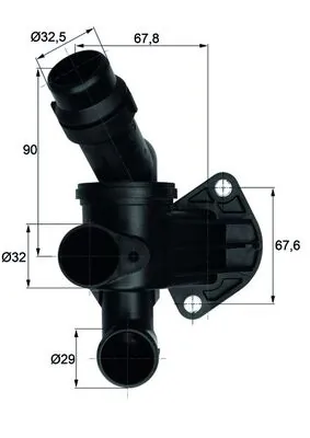 Termostat lichid racire