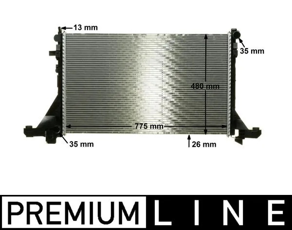Radiator racire motor