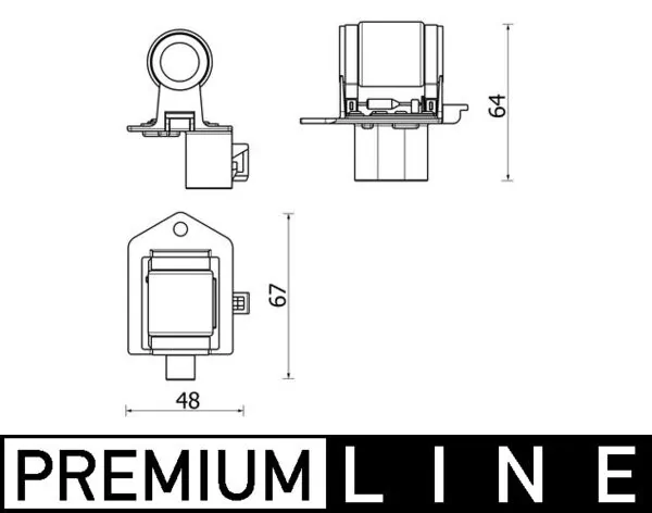 Rezistor ventilator habitaclu