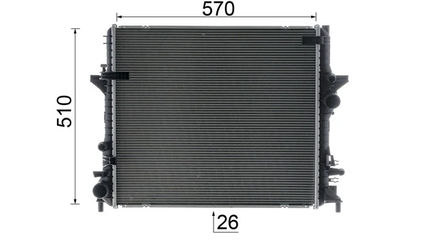Radiator racire motor