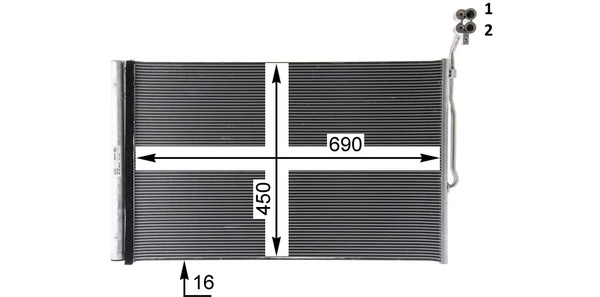 Radiator climatizare