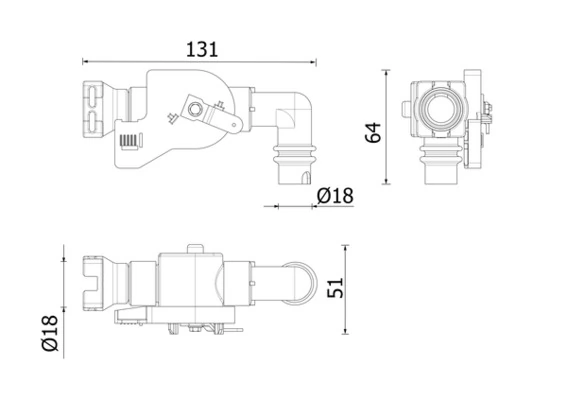 Supapa control agent frigorific