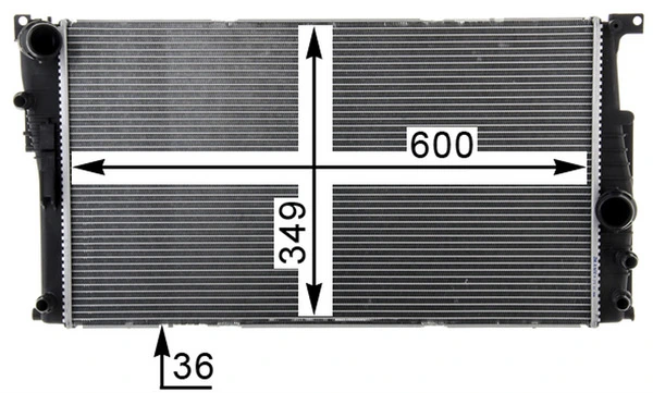 Radiator racire motor