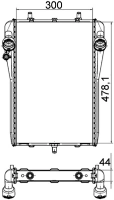Radiator racire motor