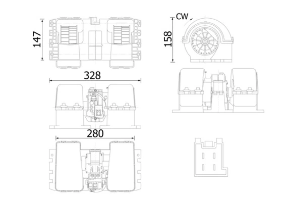 Ventilator habitaclu