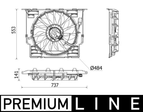 Ventilator radiator racire