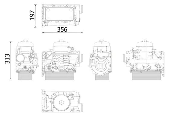 Radiator ulei / termoflot
