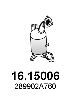 Filtru funingine/particule, sist.de esapament