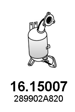 Filtru funingine/particule, sist.de esapament