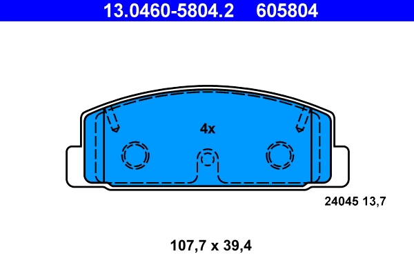 Set placute frana