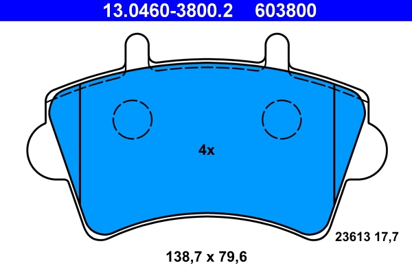 Set placute frana