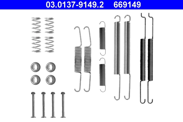 Set accesorii saboti frana