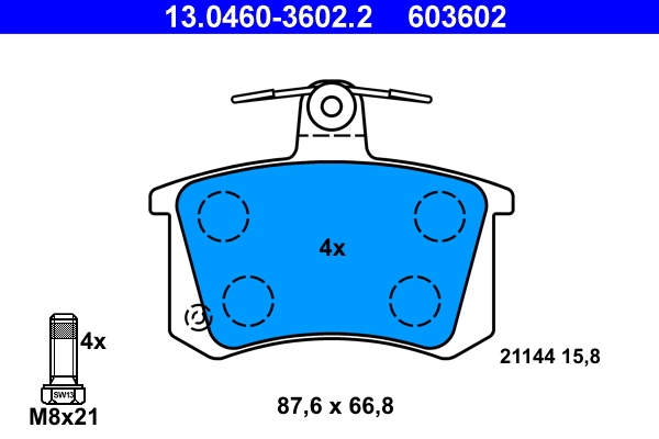 Set placute frana