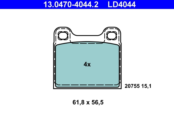 Set placute frana