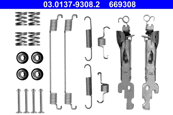 Set accesorii saboti frana