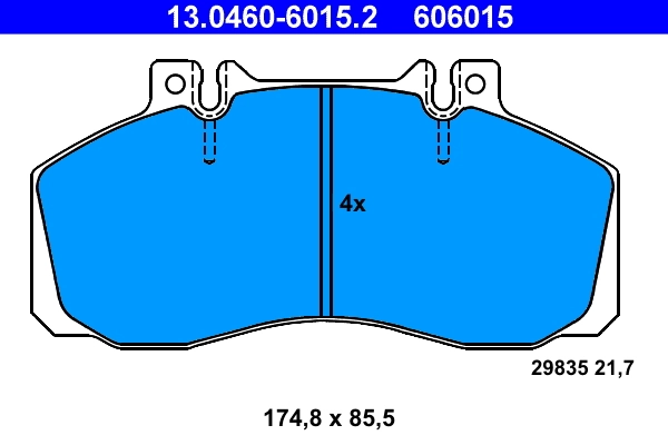 Set placute frana