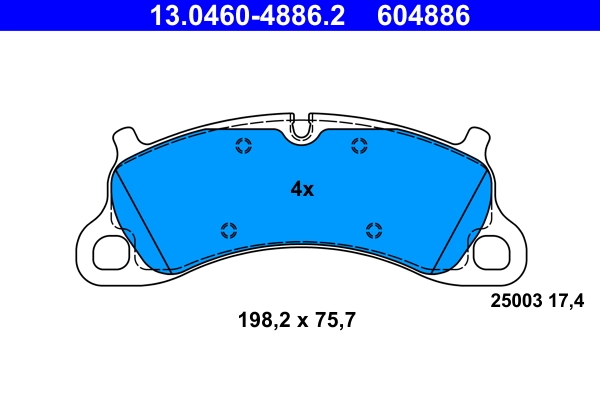 Set placute frana