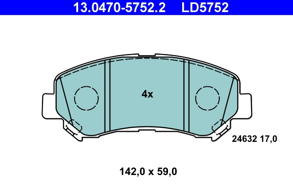 Set placute frana