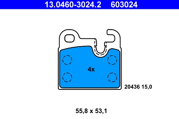 Set placute frana