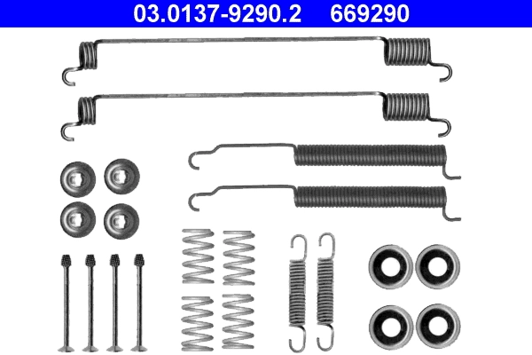 Set accesorii saboti frana