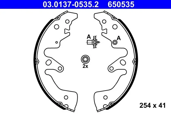 Set plăcuțe frână Subaru Impreza 1.5 07-11